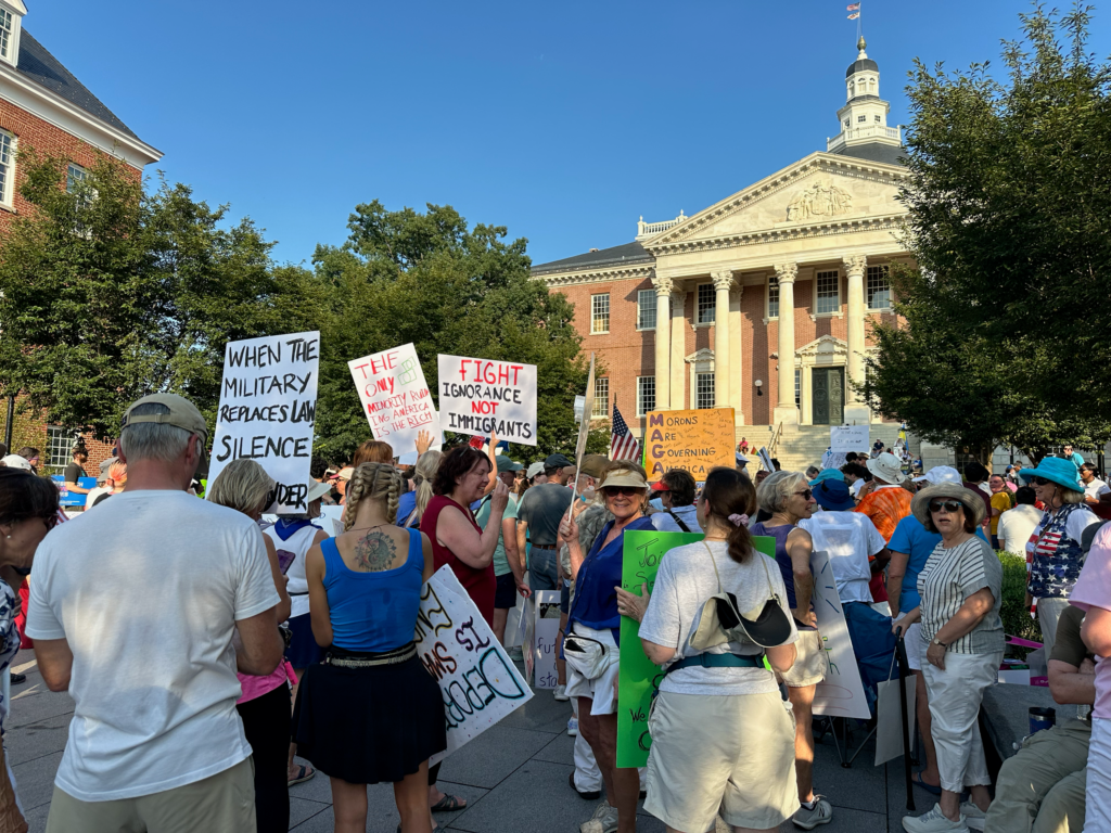 No Kings Day June 14.  People at the Rally.